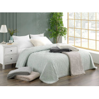 MOSS Zeren Green Cotton Terry Bedspread, Euro, 220х240 см