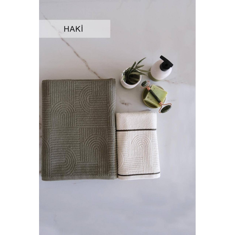 Набір махрових рушників Istanbul Babil Haki