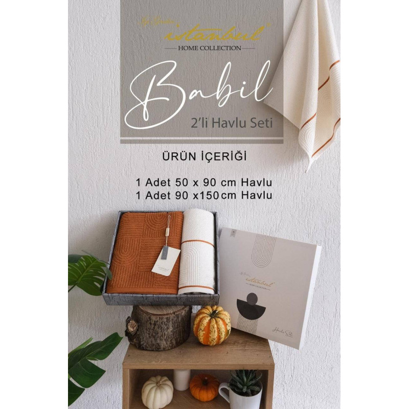Набір махрових рушників Istanbul Babil Haki