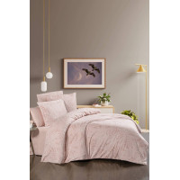 Комплект постільної білизни First Choice Cotton Satin євро рожевий