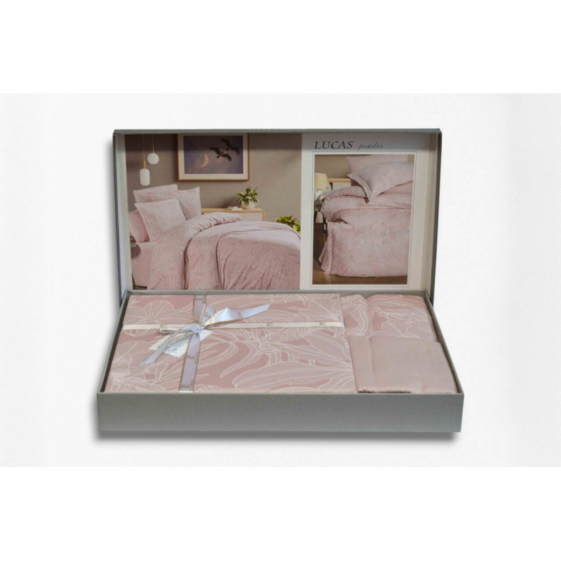 Комплект постільної білизни First Choice Cotton Satin Lucas рожевий