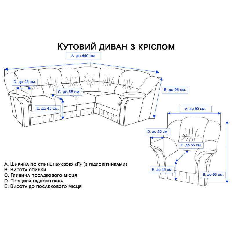 Універсальний жаккардовий чохол на кутовий диван з кріслом Kayra Venzel