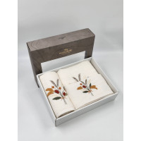 Maribor Beyaz Gift Set of Bamboo Fiber Towels