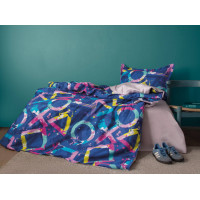 Комплект постільної білизни Issimo Digital Satin полуторний 160х220 см