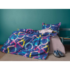 Комплект постільної білизни Issimo Digital Satin полуторний 160х220 см