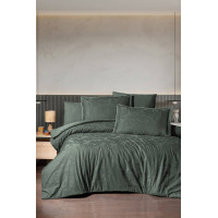 Комплект постільної білизни La Romano Premium Satin євро хакі