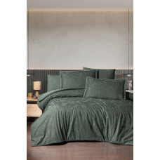 Комплект постільної білизни La Romano Premium Satin євро хакі