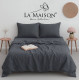 Комплект постільної білизни La Maison Stonewashed євро антрацит