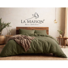 Комплект постільної білизни La Maison Stonewashed євро з ранфорсу