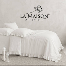 Комплект постільної білизни La Maison Stonewashed євро з ранфорсу
