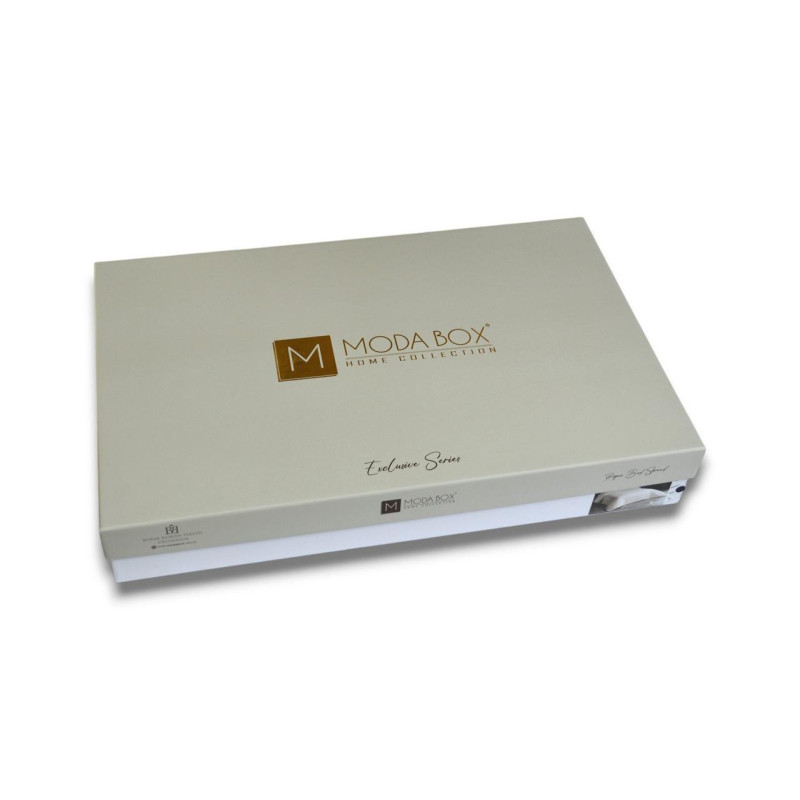 Покривало Modabox євро розміру з шенілу антрацитового кольору