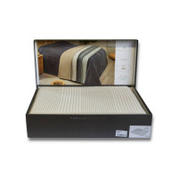Бавовняне махрове покривало Pupilla Roma Pudra 220х240 см