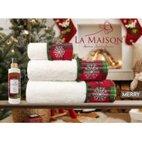 Набір махрових рушників La Maison Merry у подарунковій упаковці