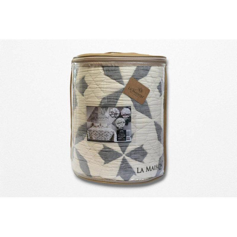 Муслінове покривало La Maison Leva Charcoal 220х240 см