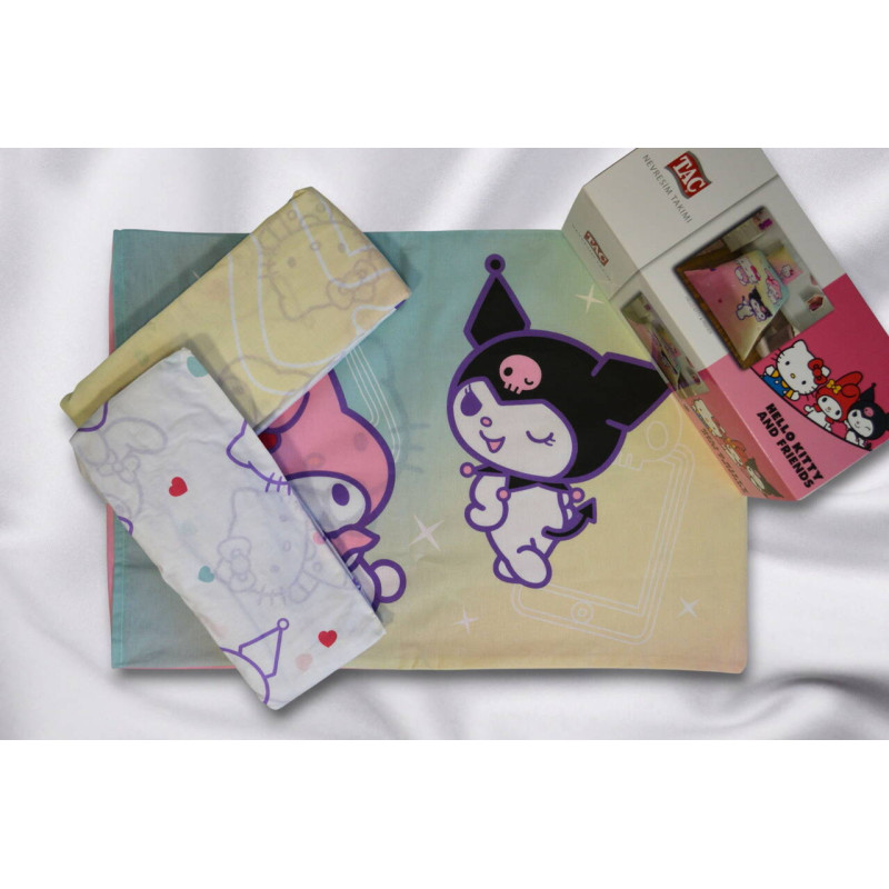 Комплект постільної білизни TAC Disney Hello Kitty з ранфорсу