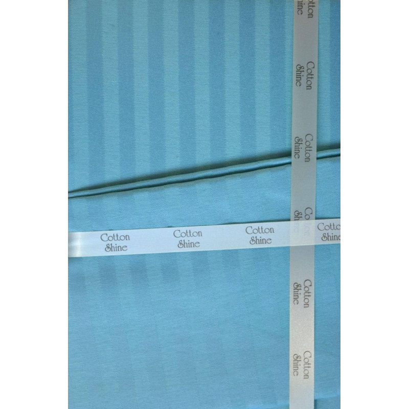 Комплект постільної білизни Cotton Shine Stripe Satin полуторний