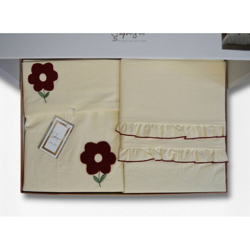 Комплект постільної білизни Saheser Florita Stonewashed євро