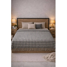 Двоспальне покривало Saheser Winter Blanket 200х220 см антрацит