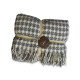 Двоспальне покривало Saheser Winter Blanket 200х220 см антрацит