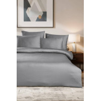 Комплект постільної білизни Luoca Patisca Stripe Satin 300 TC євро