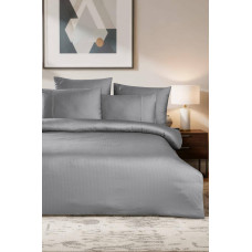 Комплект постільної білизни Luoca Patisca Stripe Satin 300 TC євро