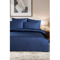 Комплект постільної білизни Luoca Patisca Stripe Satin 300 TC євро