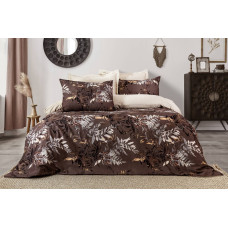 Комплект постільної білизни Saheser Digital Satin євро з бавовни