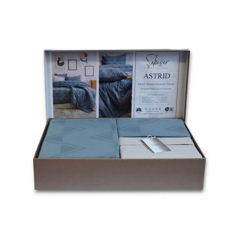 Комплект постільної білизни Saheser Luxury Jacquard євро