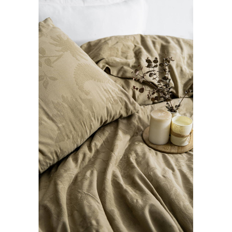 Комплект постільної білизни Saheser Luxury Jacquard євро