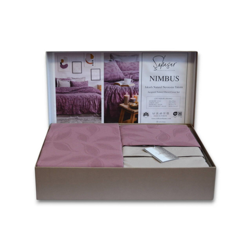 Комплект постільної білизни Saheser Luxury Jacquard євро