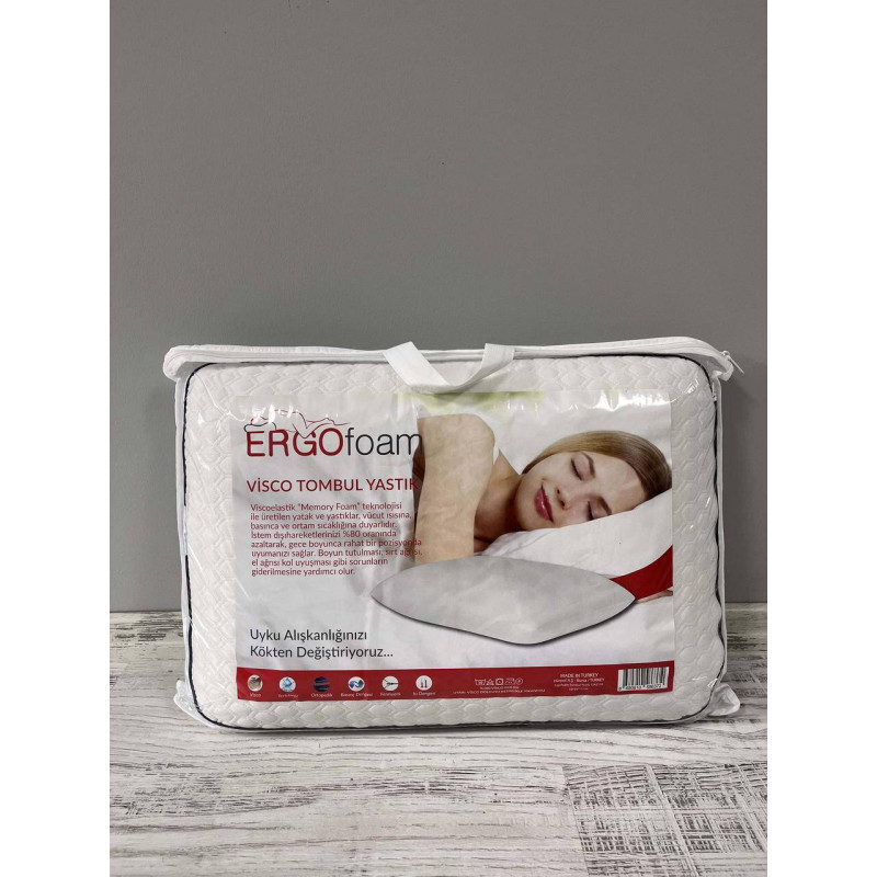 Ортопедична подушка Ergo Foam Visco Memory 60x40x13 см