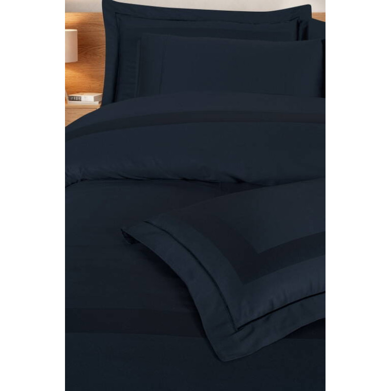Комплект постільної білизни La Romano Mona Premium Satin синій
