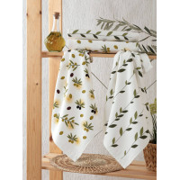 Набір махрових кухонних рушників Pupilla Zeytin 40х60 см 4 шт