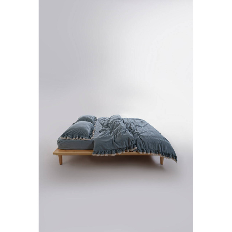 Комплект постільної білизни Limasso Stonewashed євро м'ятний