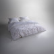 Комплект постільної білизни Limasso Stonewashed євро з вишивкою