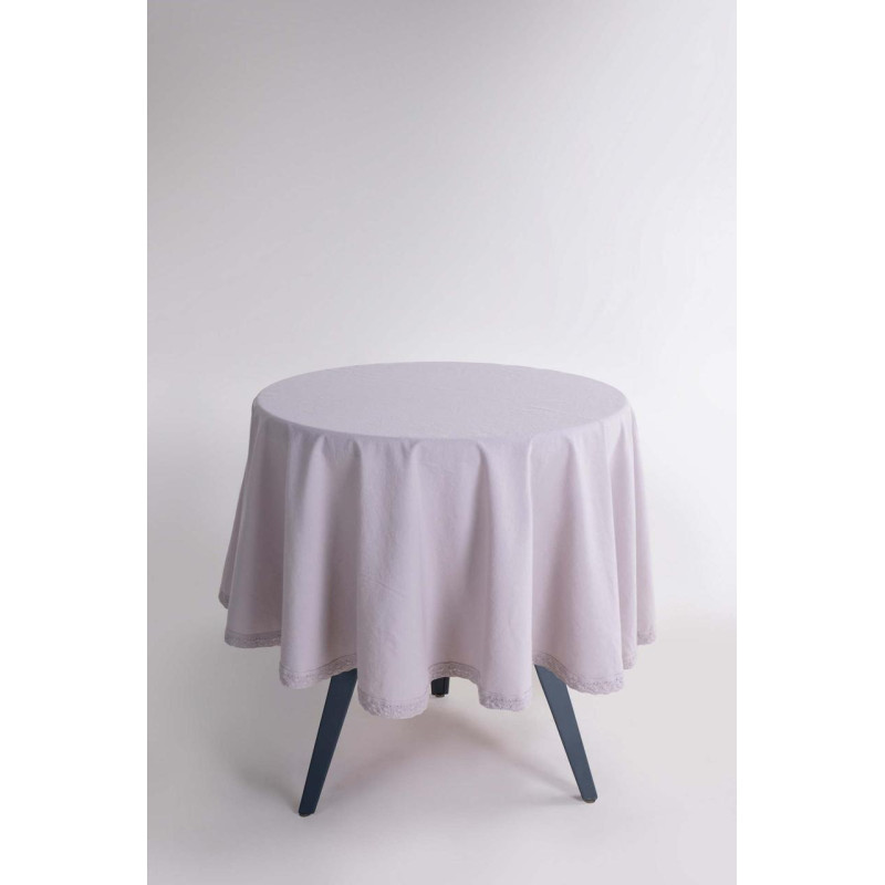Круглая скатерть Limasso French из вареного хлопка, 160 см