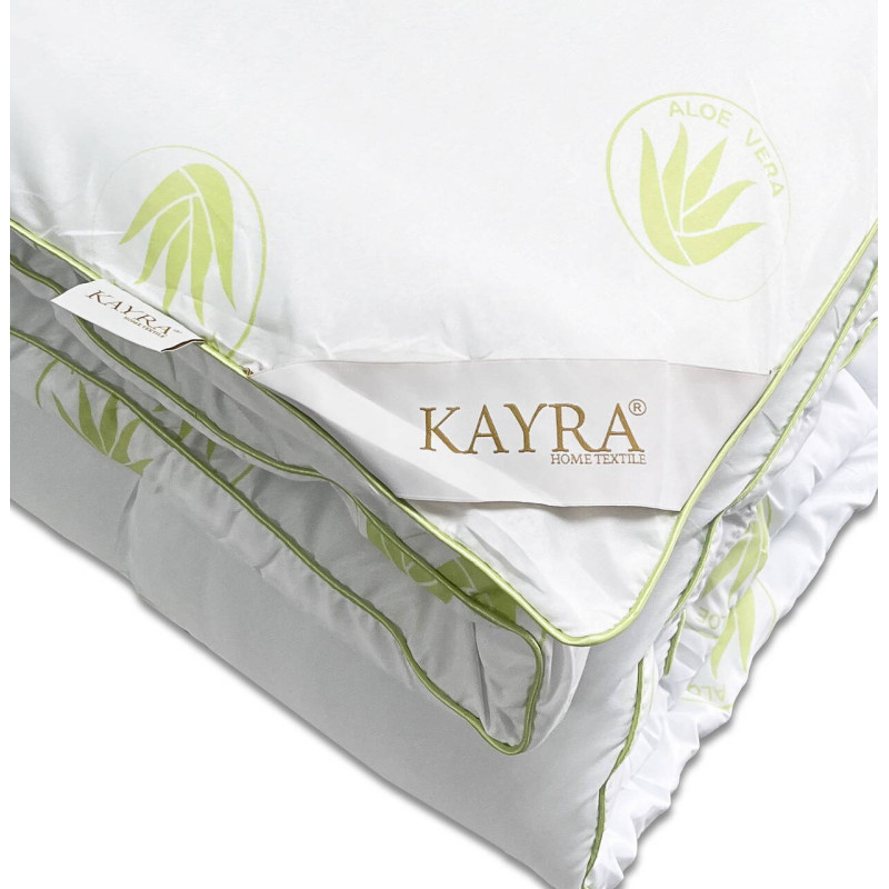 Всесезонна стьобана ковдра Kayra Aloe Vera 195х215 см