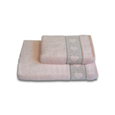 Набір бамбукових рушників Pupilla Love 2 шт. Pembe