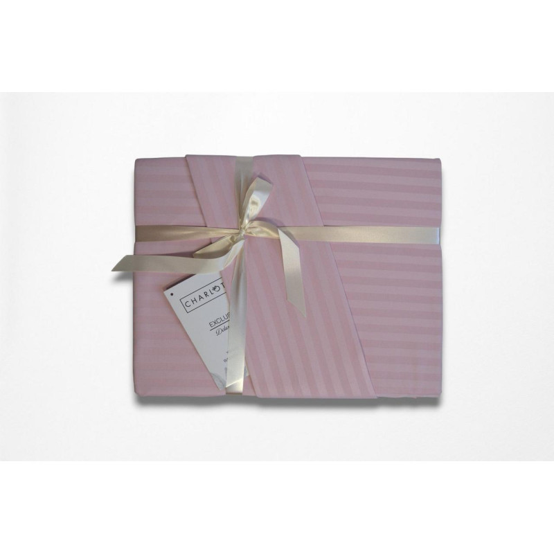 Комплект постільної білизни Charlotte Stripe Satin євро