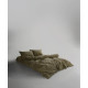 Комплект постільної білизни Limasso Stonewashed євро оливковий