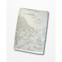 Пляжний рушник Pupilla Dominic Yesil 90х180 см з бавовни пештемаль