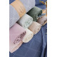 Бавовняне вафельне простирадло Saheser Cotton Pique 160х230 см Lila