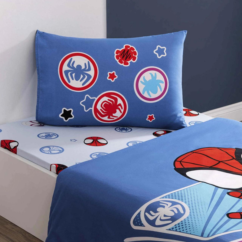 Комплект постільної білизни TAC Disney Spidey Adventure з ранфорсу