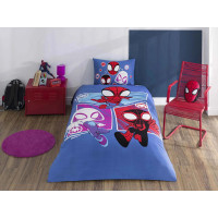 Комплект постільної білизни TAC Disney Spidey Adventure з ранфорсу