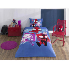 Комплект постільної білизни TAC Disney Spidey Adventure з ранфорсу
