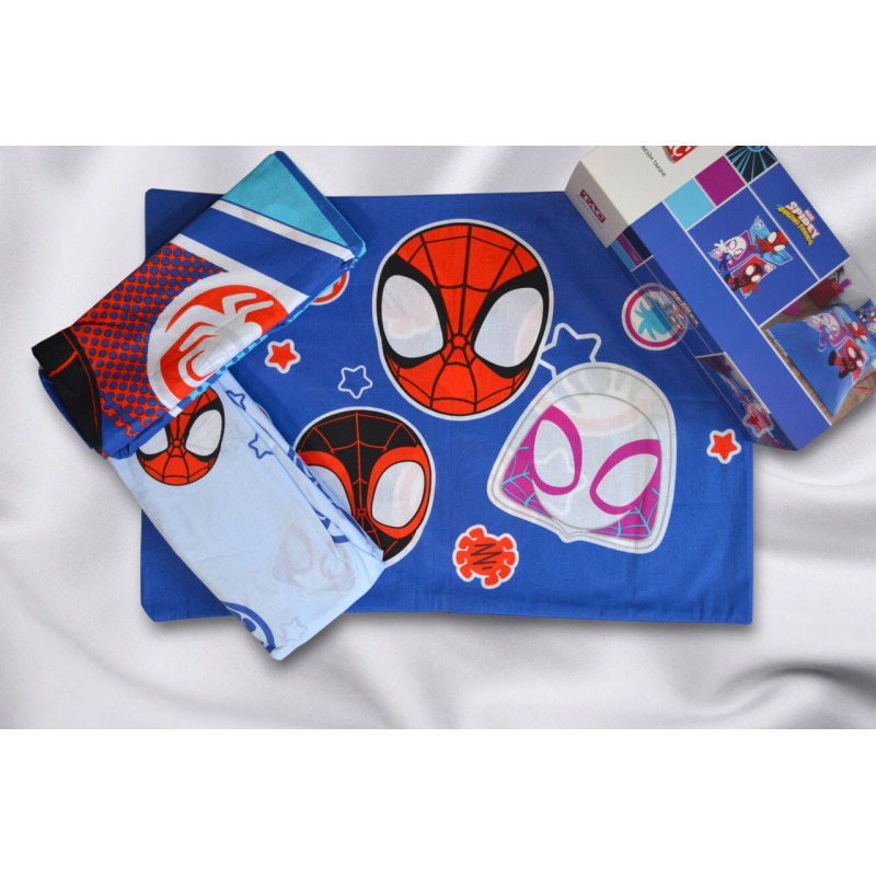Комплект постільної білизни TAC Disney Spidey Adventure з ранфорсу