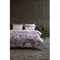 Комплект постільної білизни First Choice Cotton Satin Ruska Lilac євро