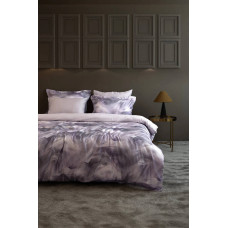 Комплект постільної білизни First Choice Cotton Satin Ruska Lilac євро