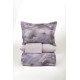 Комплект постільної білизни First Choice Cotton Satin Ruska Lilac євро