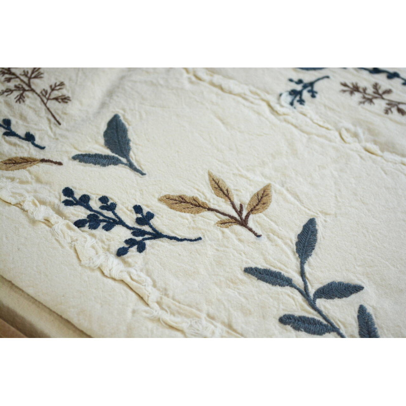 Комплект постільної білизни Limasso Stonewashed з вишивкою